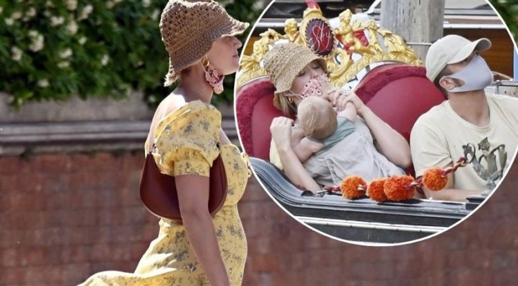 A pirate from the Caribbean took his wife and child on vacation to Venice!