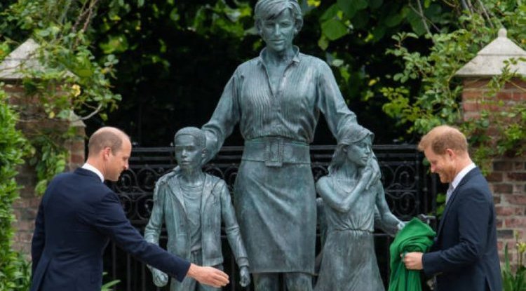 A lip reader revealed what Harry and William were talking about at the unveiling of the statue of Diana!