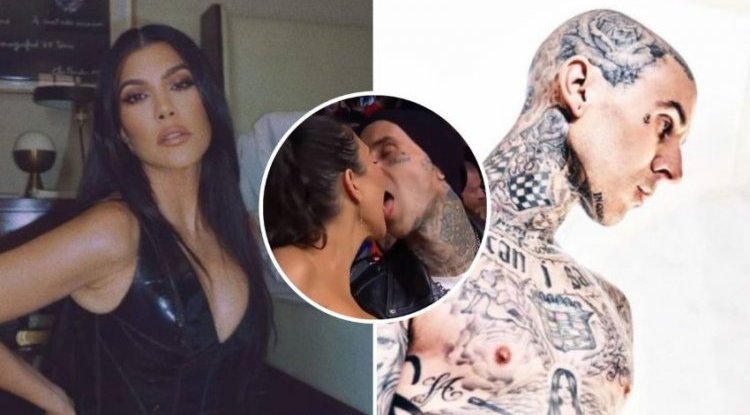 Kourtney Kardashian and Travis made out in front of everyone at the match, and the spectators were horrified!
