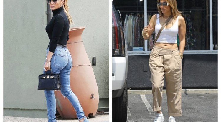 Is J.Lo trying to get low-waisted pants back in fashion?