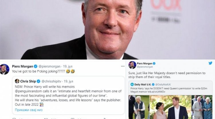 Piers Morgan about Prince Harry: Spoiled brat, his title needs to be taken away from him!