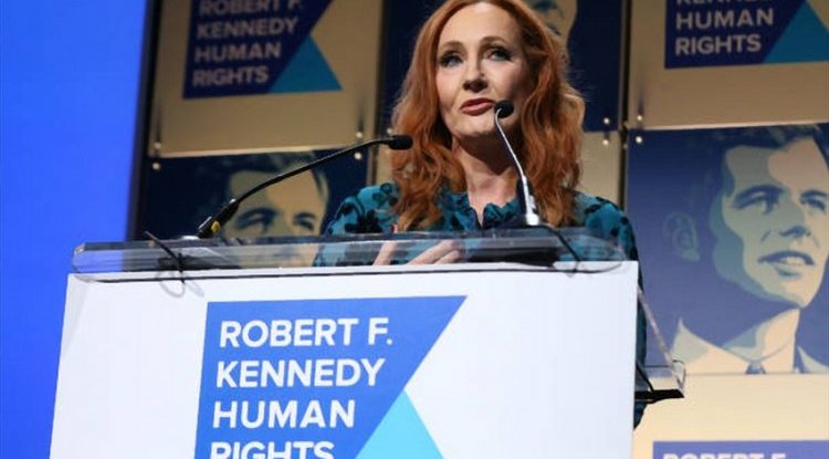 J. K. Rowling responded to the death threat on Twitter