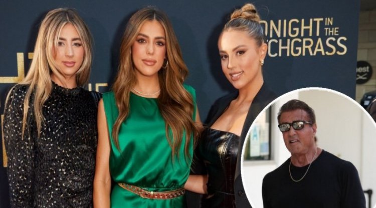 Sylvester Stallone proudly posed with his daughters: 'They brought me so much joy, and now I wish they would stop growing'