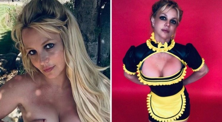 Britney Spears posted a topless photo, fans quoted her song: Oops! She did it again!