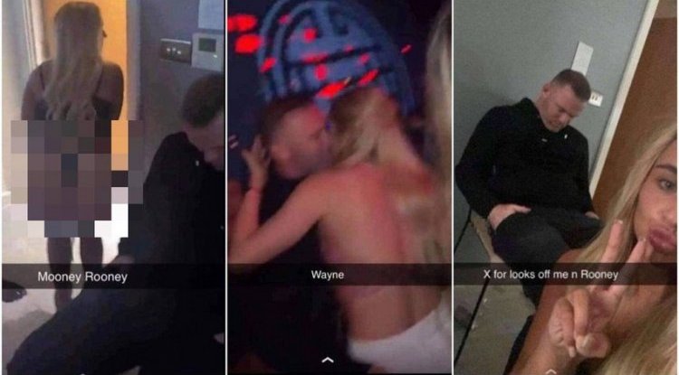Half-naked girls danced around Wayne Rooney, and one kissed him: I was afraid they would blackmail me!