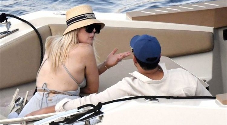 Tiffany Trump caught arguing with her fiancé