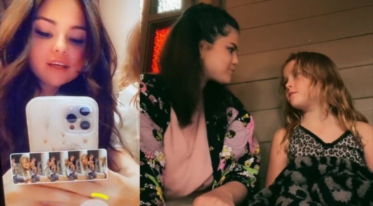 Selena Gomez recorded a video of her eight-year-old sister trolling her - 'You're embarrassing me'