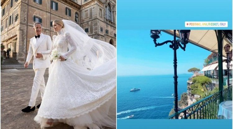 Lady Di's niece, Kitty Spencer posted photos from her luxurious honeymoon