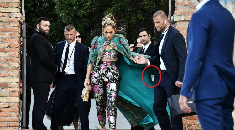 J.Lo appeared with the price tag on!