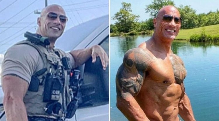 The Rock was shocked by the pictures of his 'double' that flooded the networks: 'He's  way cooler'