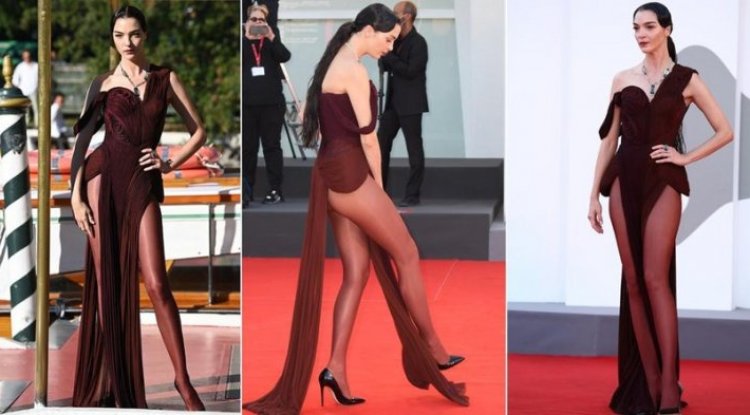 Famous model Mariacarla Boscono  escaped disaster