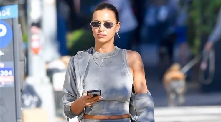 Irina Shayk's transformation: She cut her hair short, her jeans were 3 sizes bigger, and her breasts barely fit in a PVC corset