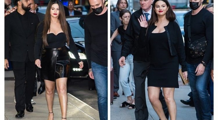 Selena Gomez has never been sexier: Paparazzi spotted her in head-to-toe black in the streets of New York