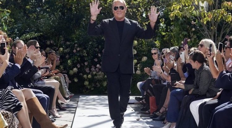 Designer Michael Kors held the first live fashion show since the beginning of the pandemic