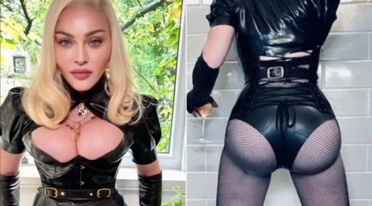 MADONNA'S STRANGE BUTT BROKE THE INTERNET / Twitter exploded after a video from the MTV Awards: What's going on with the pop queen?