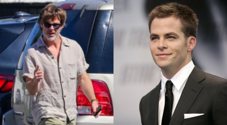 Chris Pine used to be a handsome heartthrob, and due to his gray beard and messy hair,  he lost that title