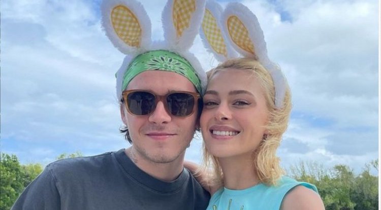 You have never seen such a juicy kiss in public: Brooklyn Beckham became a bigger seducer than David, and his fiancée is stunning