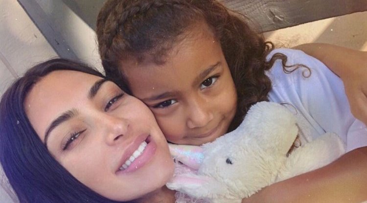 Kim Kardashian says that North West entered "the goth" phase