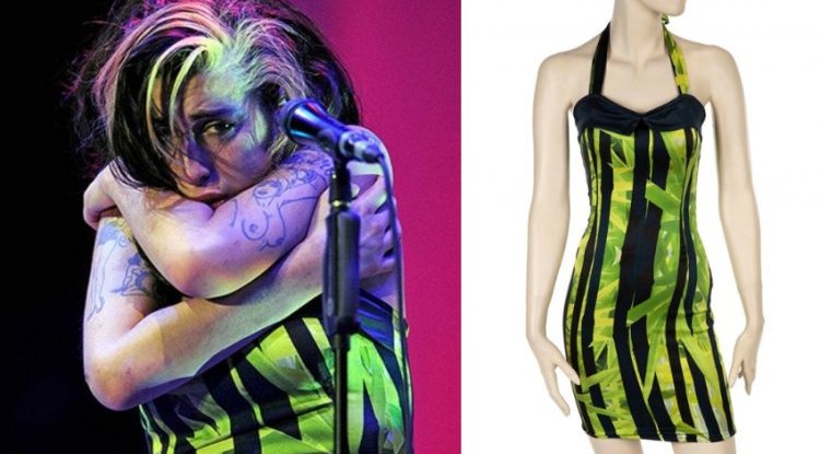 Amy Winehouse's last performance dress to be sold at a charity auction