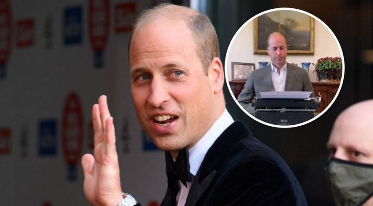 Prince William wrote a book on a typewriter and found himself the target of Twitter users: 'This hurts me'