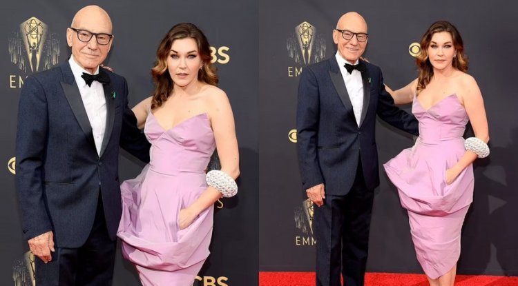 They met while she was a waitress, she is not yet used to spotlights, but her 39-years older husband Patrick Stewart is trying to make everything easier for her!