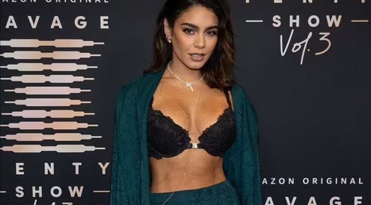 Vanessa Hudgens showed off a sexy bra under an unbuttoned blouse, it is clear why the stunning actress was the main star of this event