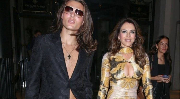 Elizabeth Hurley and her son appeared in public for the first time after the the rumor emerged that they were left without the million-dollar inheritance