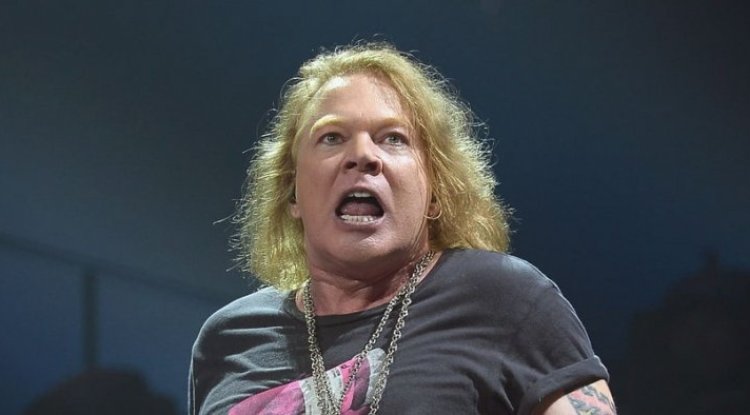 Guns N' Roses have released a new song but we still can't take our eyes off Axl Rose's new face
