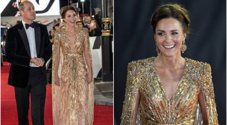 Kate shone in a gold dress of almost $ 4,000: We can't take our eyes off her