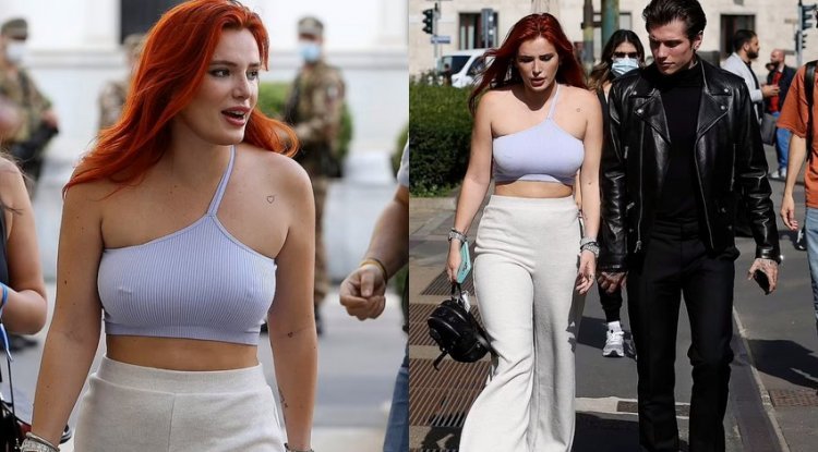 It was impossible not to notice this small detail on Bella Thorne