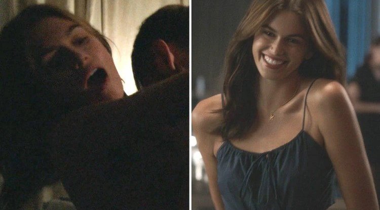 Cindy Crawford's daughter Kaia filmed hot scenes in the mega-popular series and bashed her fans