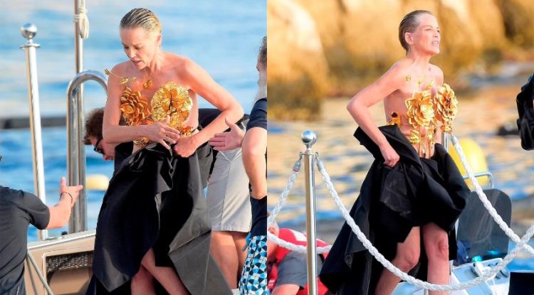 New paparazzo photos of Sharon Stone are the proof that she will always be a sex symbol