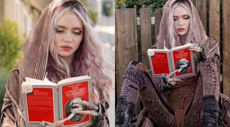 Grimes broke off her relationship with billionaire Elon Musk and started reading Karl Marx: 'I'm not a communist'