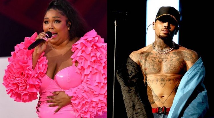 Lizzo begged Chris Brown for a selfie: 'You like that bully ?!'