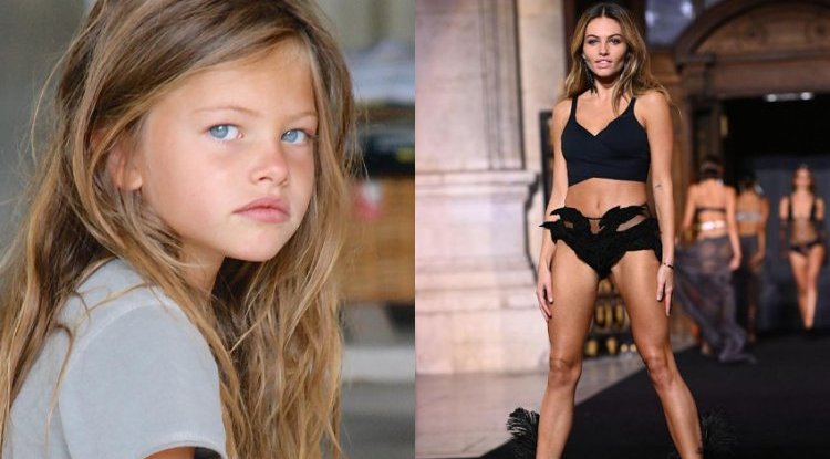 Once "the most beautiful girl in the world" appeared only in lingerie at Paris Fashion Week and people are delighted with how she looks