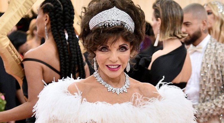 Joan Collins spilling Hollywood tea in her memoir