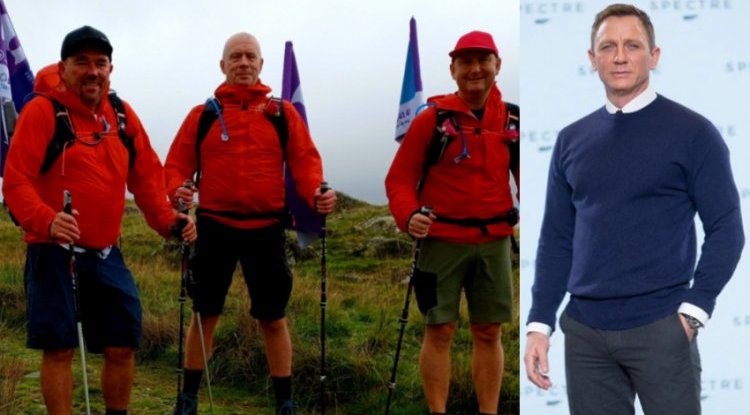 Daniel Craig donated £10,000 to three fathers whose daughters committed suicide