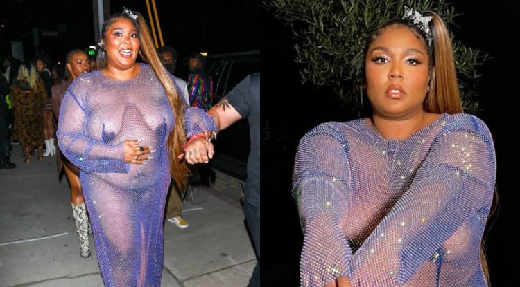 Lizzo in see-through purple dress was the main star at Cardi B's birthday party