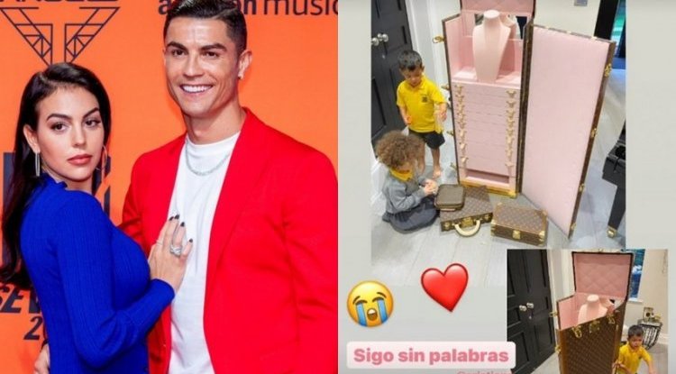 Georgina Rodriguez boasted of Cristiano Ronaldo's precious gift