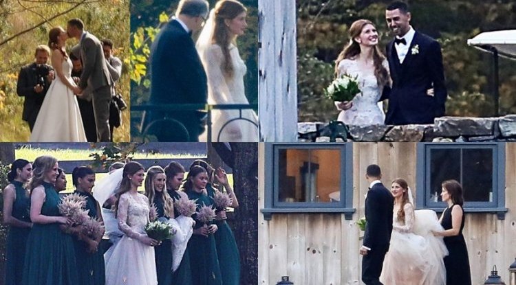 Bill and Melinda Gates buried the hatchet and took their daughter to the altar together, see the first photos from the expensive wedding