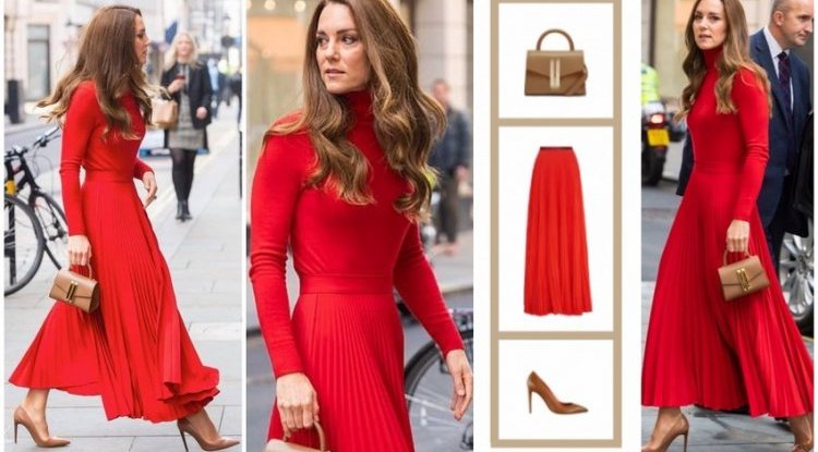 Duchess Kate Middleton delights again with her flawless (fiery!) outfit! She replaced the royal jewels with a detail from Asos…
