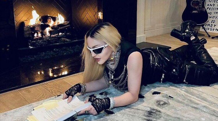 Madonna is completing screenplay for a film about her life