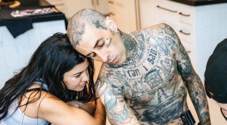 Travis Barker devoted a new tattoo to his fiancée  Kourtney Kardashian