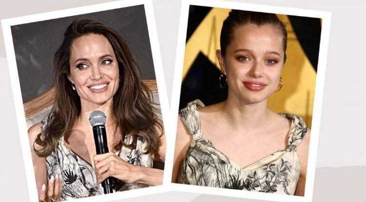 Shiloh Jolie-Pitt: "Stolen" dress from mom's closet that fits the lady so nicely