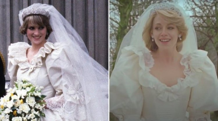 Kristen Stewart admitted it was 'spooky' to wear replica of Princess Diana’s wedding dress