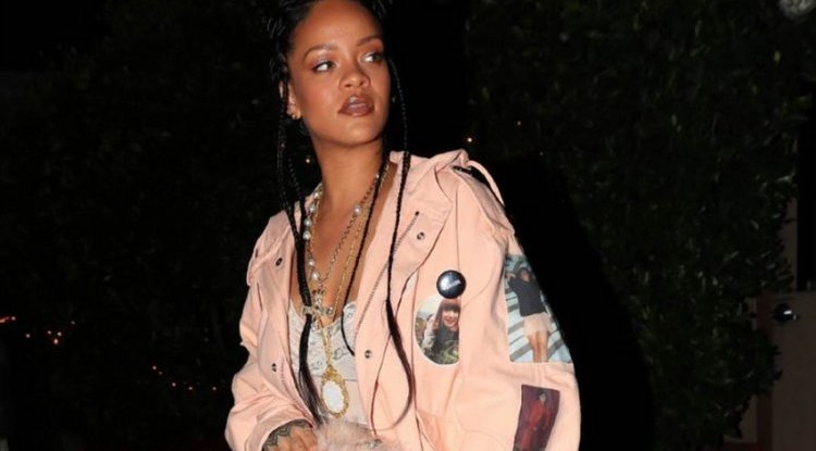 Rihanna rocks stunning powder pink outfit everyone is talking about