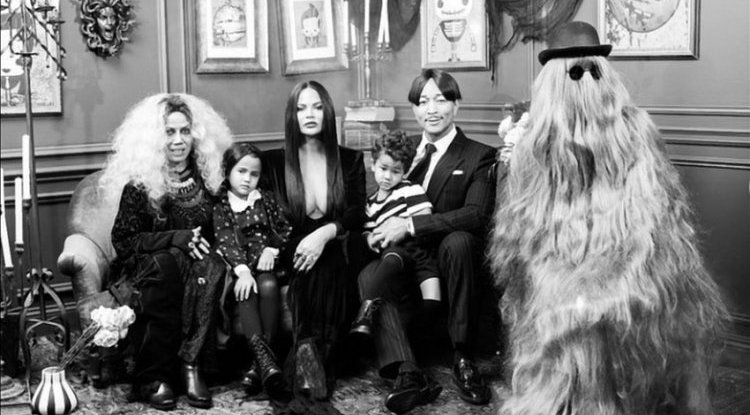 John Legend and Chrissy Teigen's familiy dressed up as the iconic Adams