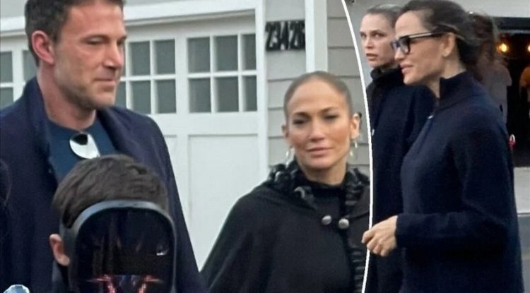 Jittery smile on Jennifer Lopez's face during a meeting with Ben's ex-wife