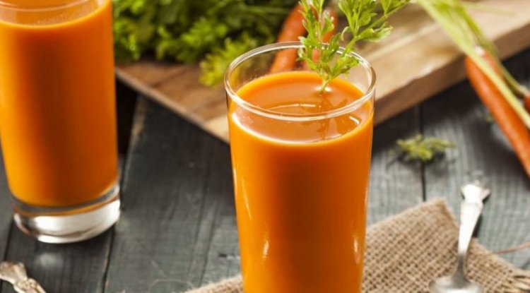 Freshly squeezed carrot juice - Medicine for everything in just one glass a day