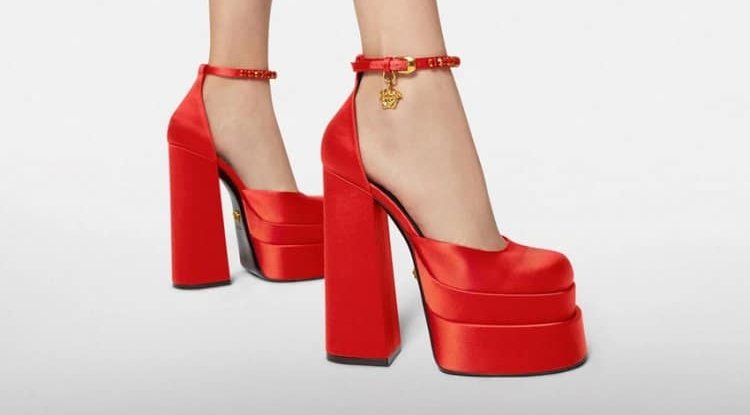 Are Versace Medusa Aevitas platform pumps hottest shoes this season?